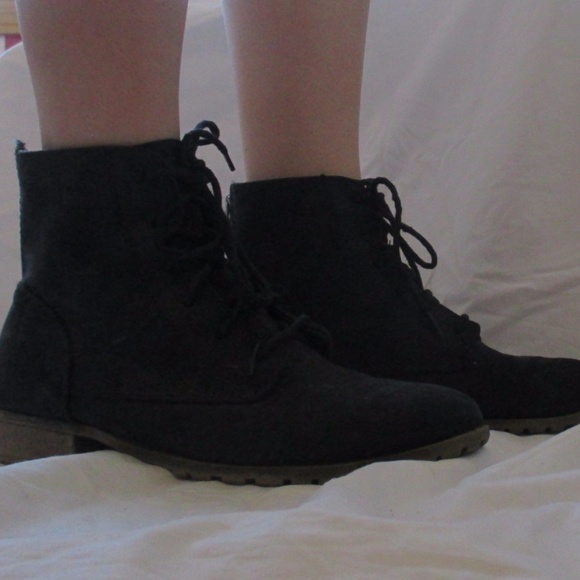 Black Ankle Booties - Picture 2 of 3